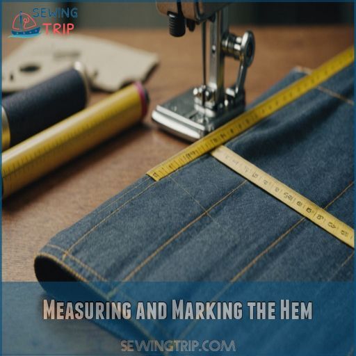 Measuring and Marking the Hem Measuring and Marking the Hem