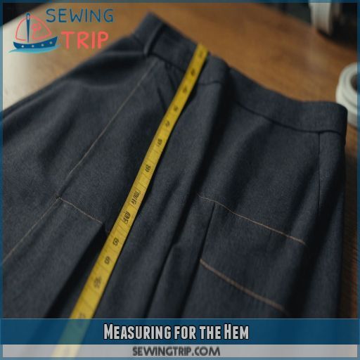 Measuring for the Hem