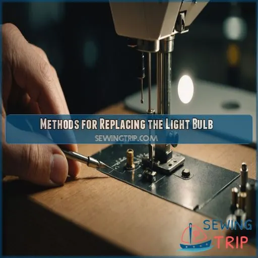 Methods for Replacing the Light Bulb