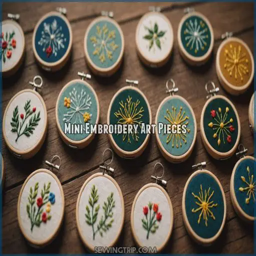 Mini Embroidery Art Pieces