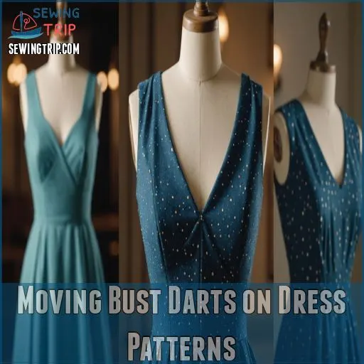 Moving Bust Darts on Dress Patterns