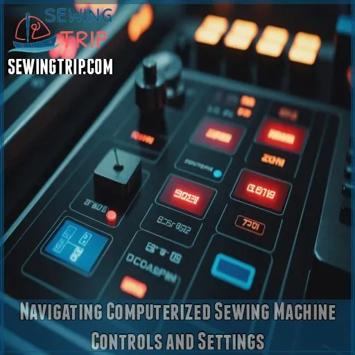 Navigating Computerized Sewing Machine Controls and Settings