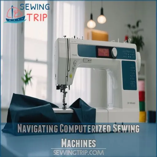 Navigating Computerized Sewing Machines