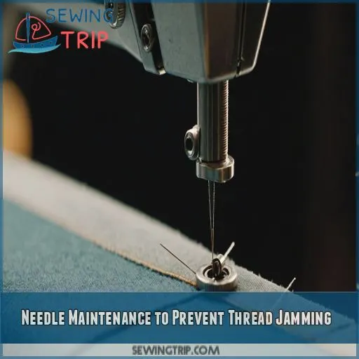 Needle Maintenance to Prevent Thread Jamming