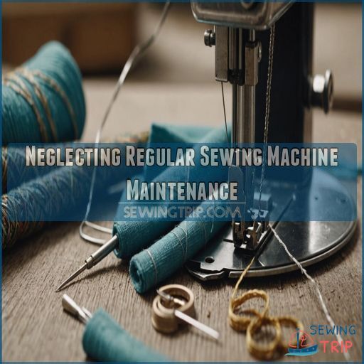 Neglecting Regular Sewing Machine Maintenance Neglecting Regular Sewing Machine Maintenance