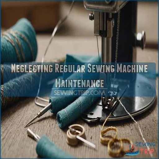 Neglecting Regular Sewing Machine Maintenance