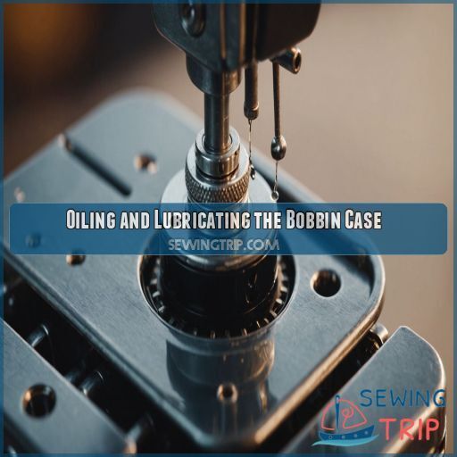 Oiling and Lubricating the Bobbin Case Oiling and Lubricating the Bobbin Case