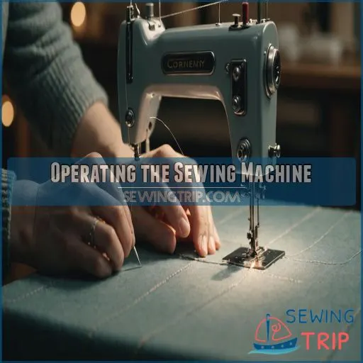 Operating the Sewing Machine