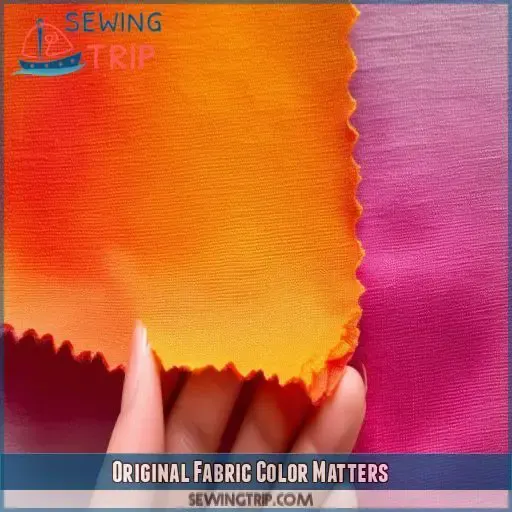 Original Fabric Color Matters