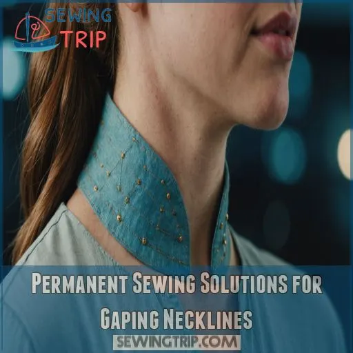 Permanent Sewing Solutions for Gaping Necklines