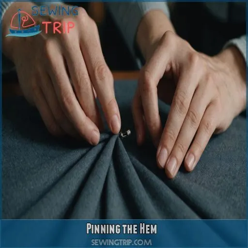 Pinning the Hem