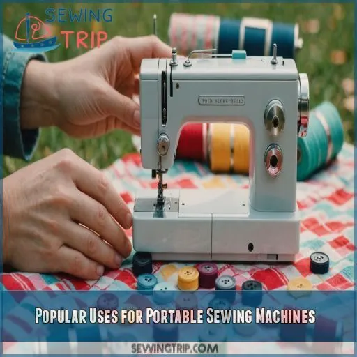 Popular Uses for Portable Sewing Machines