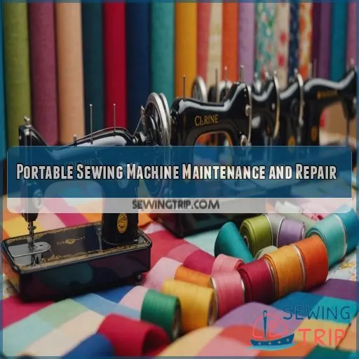 Portable Sewing Machine Maintenance and Repair