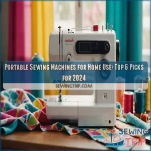 Portable sewing machines for home use