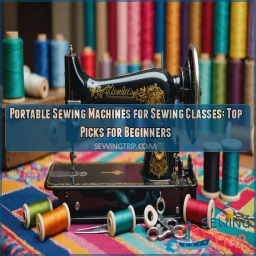 Portable sewing machines for sewing classes