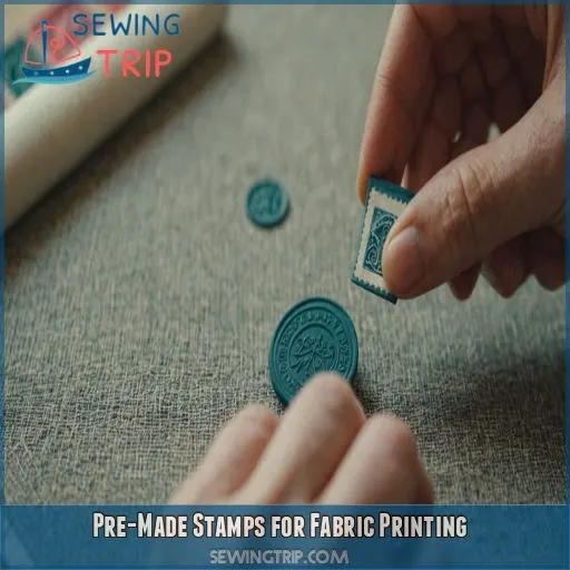 Pre-Made Stamps for Fabric Printing