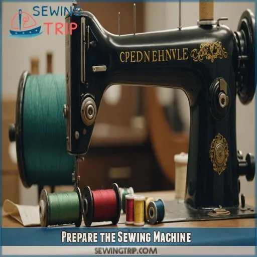 Prepare the Sewing Machine