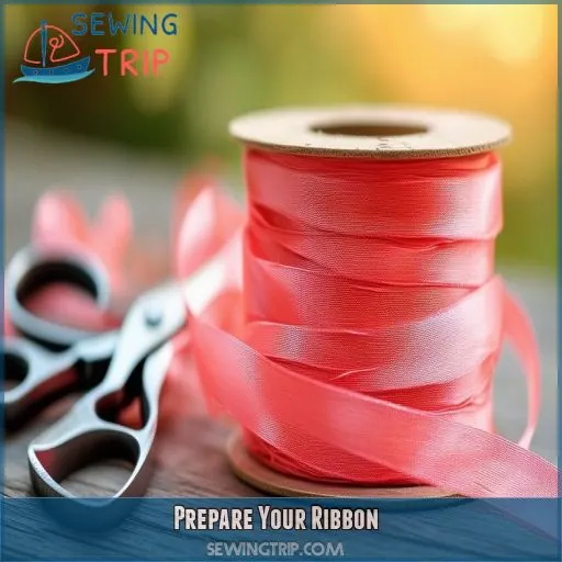 Prepare Your Ribbon