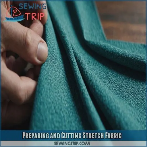 Preparing and Cutting Stretch Fabric