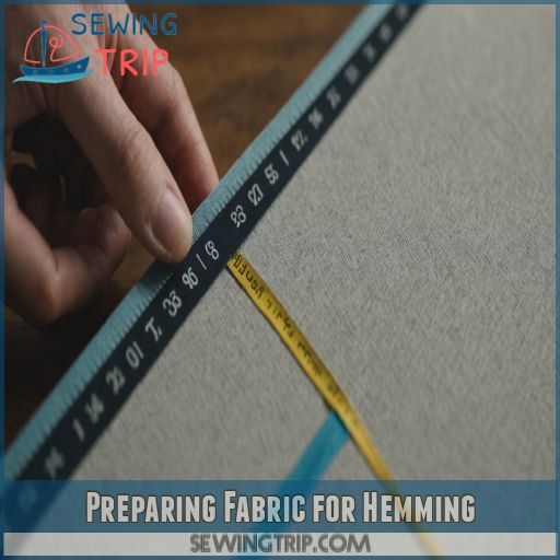 Preparing Fabric for Hemming Preparing Fabric for Hemming