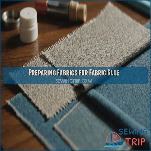 Preparing Fabrics for Fabric Glue