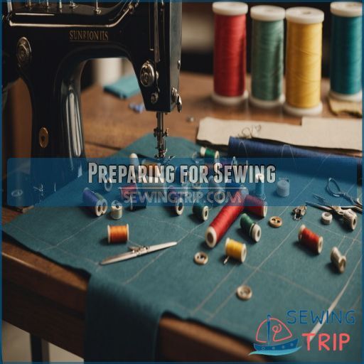 Preparing for Sewing Preparing for Sewing
