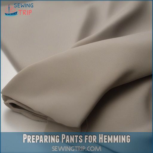 Preparing Pants for Hemming Preparing Pants for Hemming