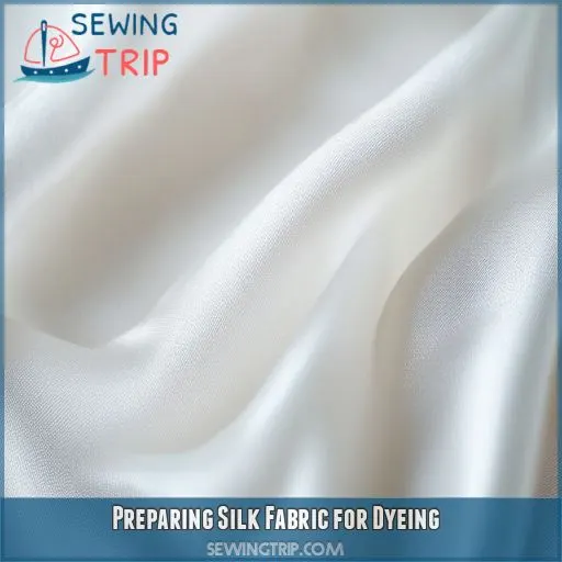 Preparing Silk Fabric for Dyeing