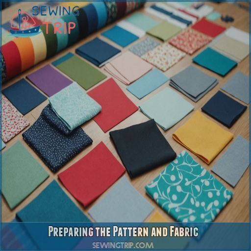 Preparing the Pattern and Fabric Preparing the Pattern and Fabric