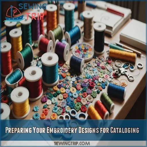 Preparing Your Embroidery Designs for Cataloging