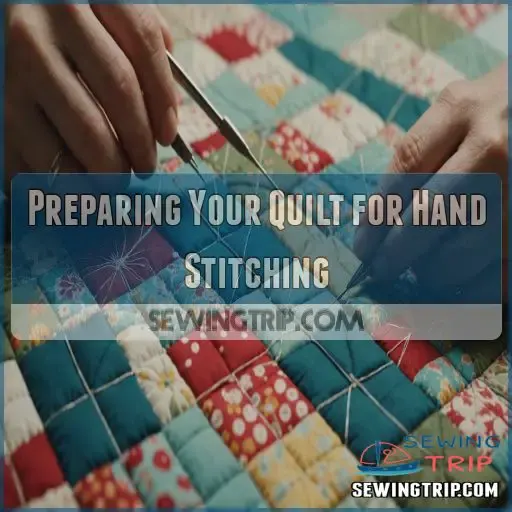 Preparing Your Quilt for Hand Stitching