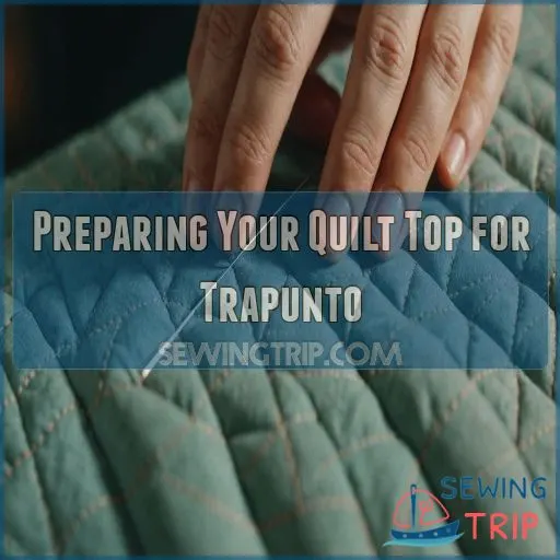 Preparing Your Quilt Top for Trapunto