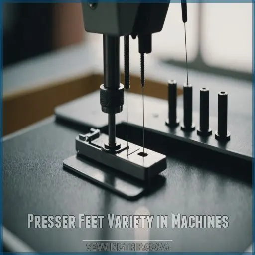 Presser Feet Variety in Machines