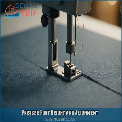 Presser Foot Height and Alignment