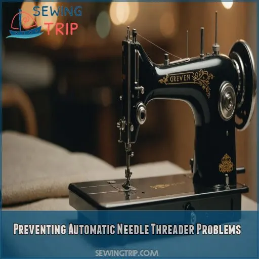 Preventing Automatic Needle Threader Problems