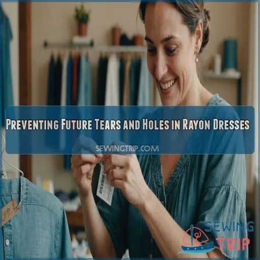 Preventing Future Tears and Holes in Rayon Dresses