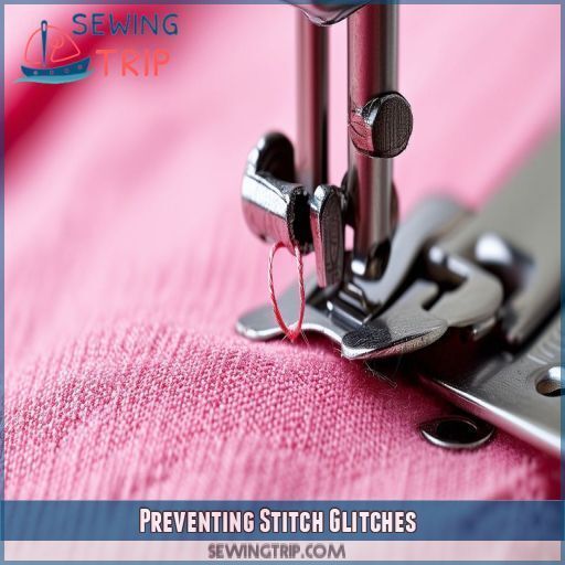 Preventing Stitch Glitches Preventing Stitch Glitches