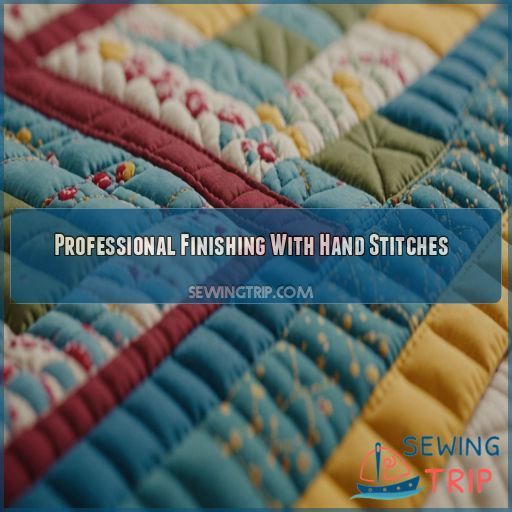 Professional Finishing With Hand Stitches