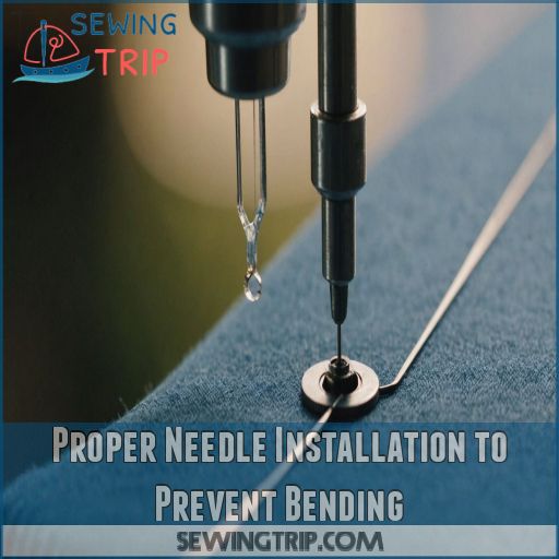 Proper Needle Installation to Prevent Bending