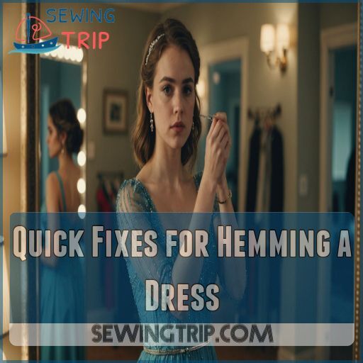 Quick Fixes for Hemming a Dress Quick Fixes for Hemming a Dress