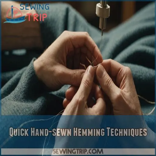 Quick Hand-sewn Hemming Techniques