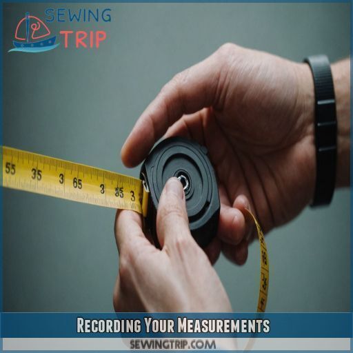 Recording Your Measurements Recording Your Measurements