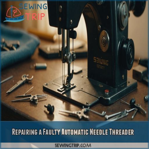 Repairing a Faulty Automatic Needle Threader Repairing a Faulty Automatic Needle Threader