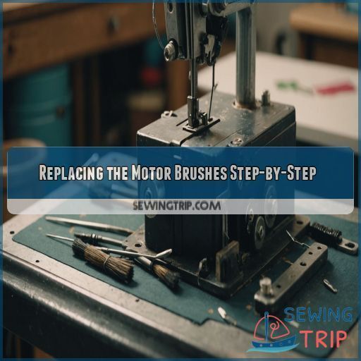 Replacing the Motor Brushes Step-by-Step Replacing the Motor Brushes Step-by-Step