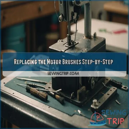 Replacing the Motor Brushes Step-by-Step