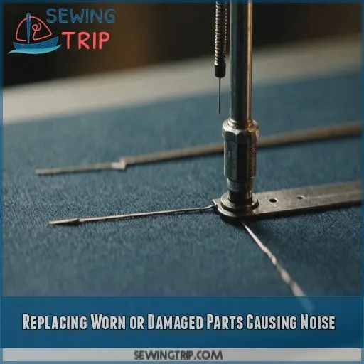 Replacing Worn or Damaged Parts Causing Noise