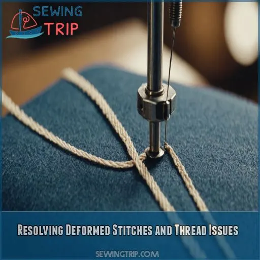 Resolving Deformed Stitches and Thread Issues