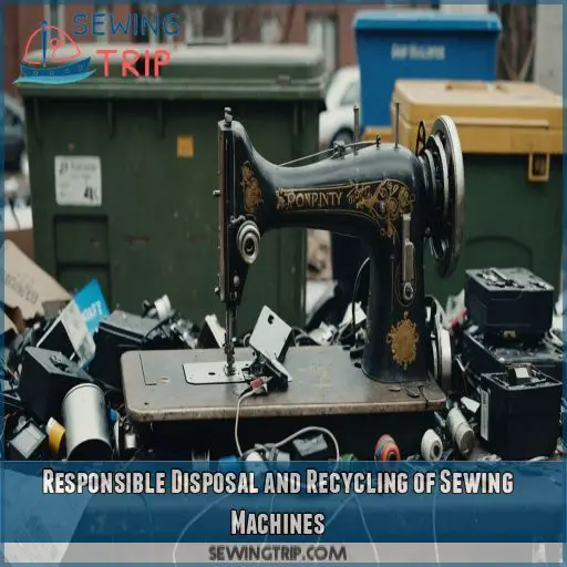 Responsible Disposal and Recycling of Sewing Machines