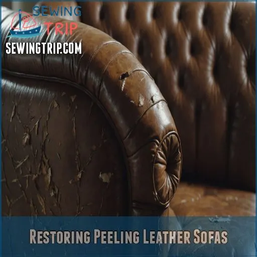 Restoring Peeling Leather Sofas