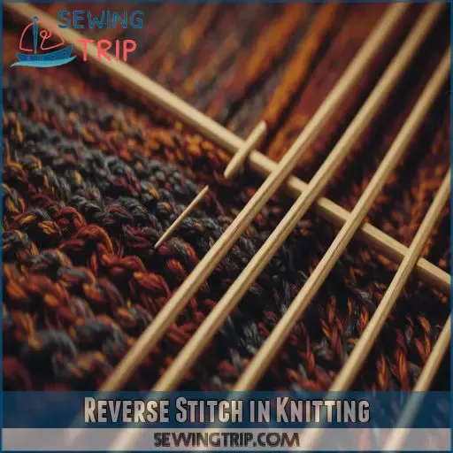 Reverse Stitch in Knitting